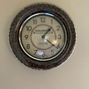 Coffee bean clock